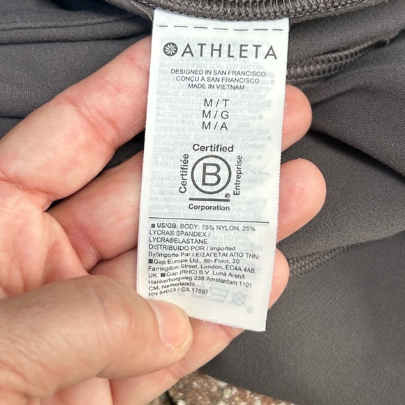 Worn once - ATHLETA Elation Ultra High Rise Legging in Gray - Picture 4 of 11